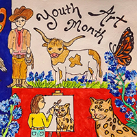 Youth Art Month Flags - YAM-Flag-1