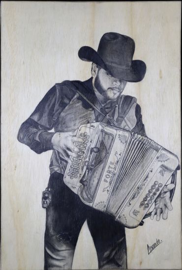 Father Playing the Accordion