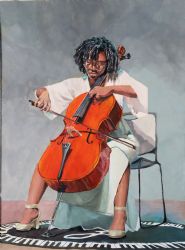 Brooke Playing Cello