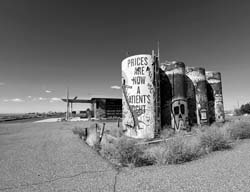 Deserted Desert Highway